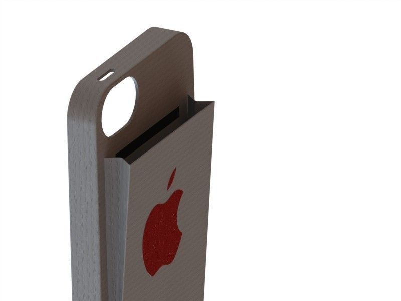 IPHONE 5 business cards Free 3D model_2