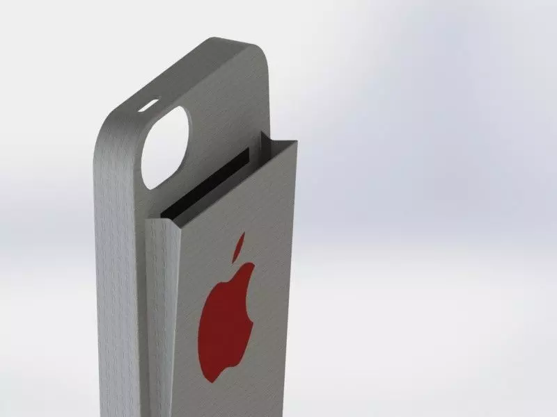 IPHONE 5 business cards Free 3D model_0