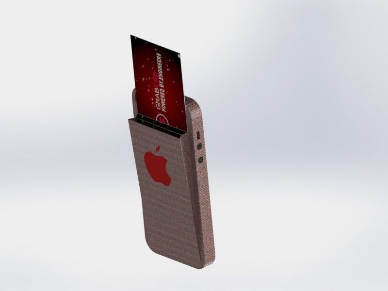 IPHONE 5 business cards Free 3D model_7