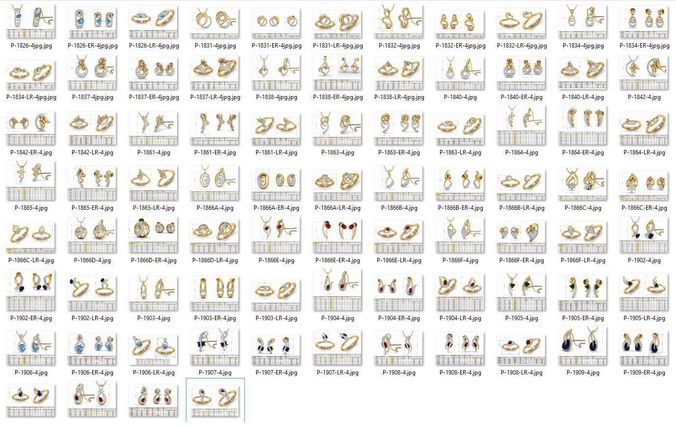 BULK-STL-PENDANT 27 Files 3D print model