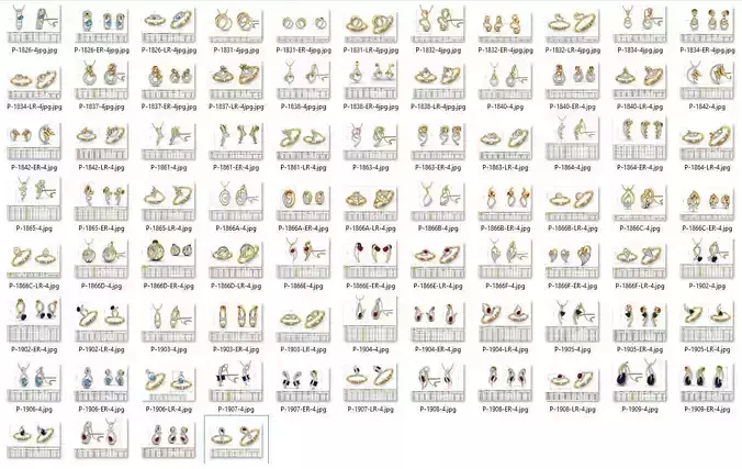 BULK-STL-PENDANT 27 Files 3D print model