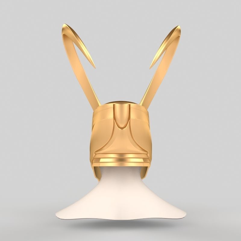Loki Helmet  3D print model_5