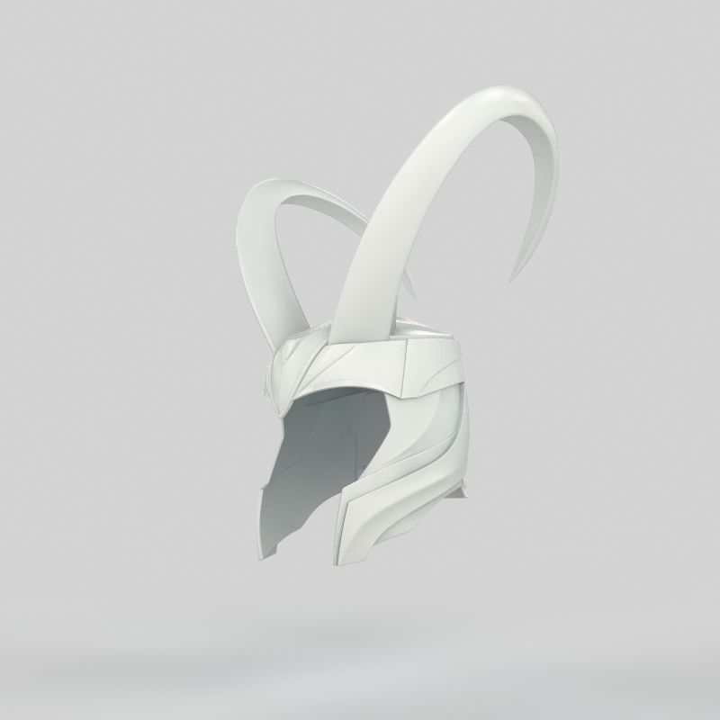 Loki Helmet  3D print model_10