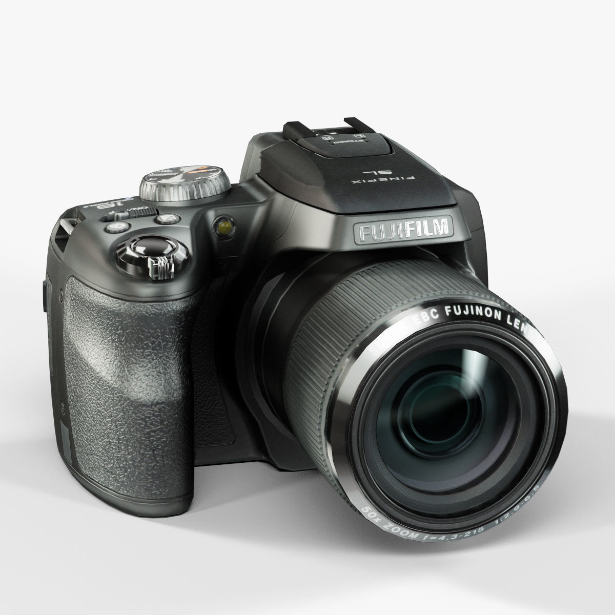 Fujifilm FinePix SL1000 bridge digital camera Low-poly 3D model_3