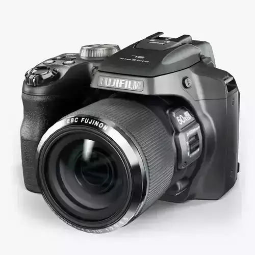 Fujifilm FinePix SL1000 bridge digital camera Low-poly 3D model
