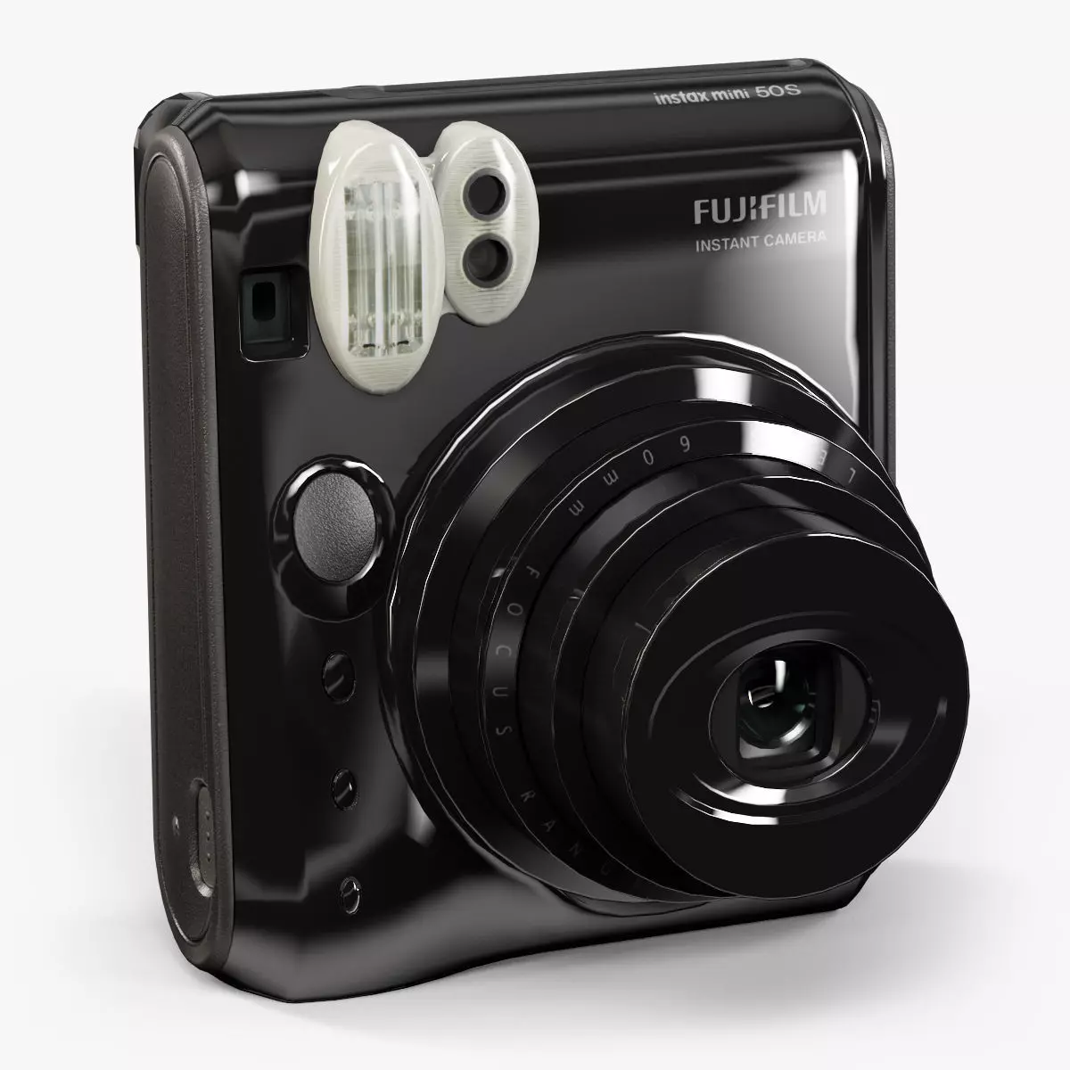 Fujifilm Instax Mini 50s instant print camera Low-poly 3D model_0