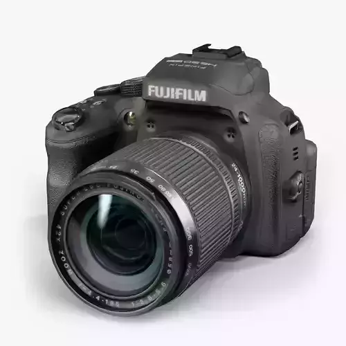Fujifilm FinePix HS50EXR bridge digital camera Low-poly 3D model