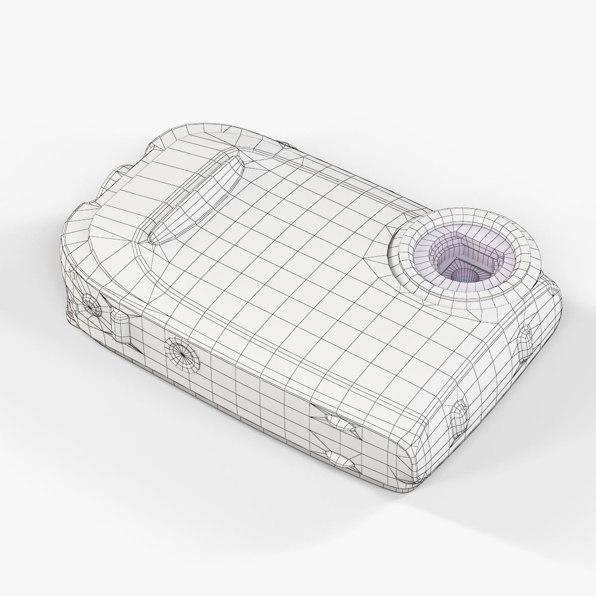 Fujifilm FinePix XP70 rugged and proof digital camera Low-poly 3D model_22