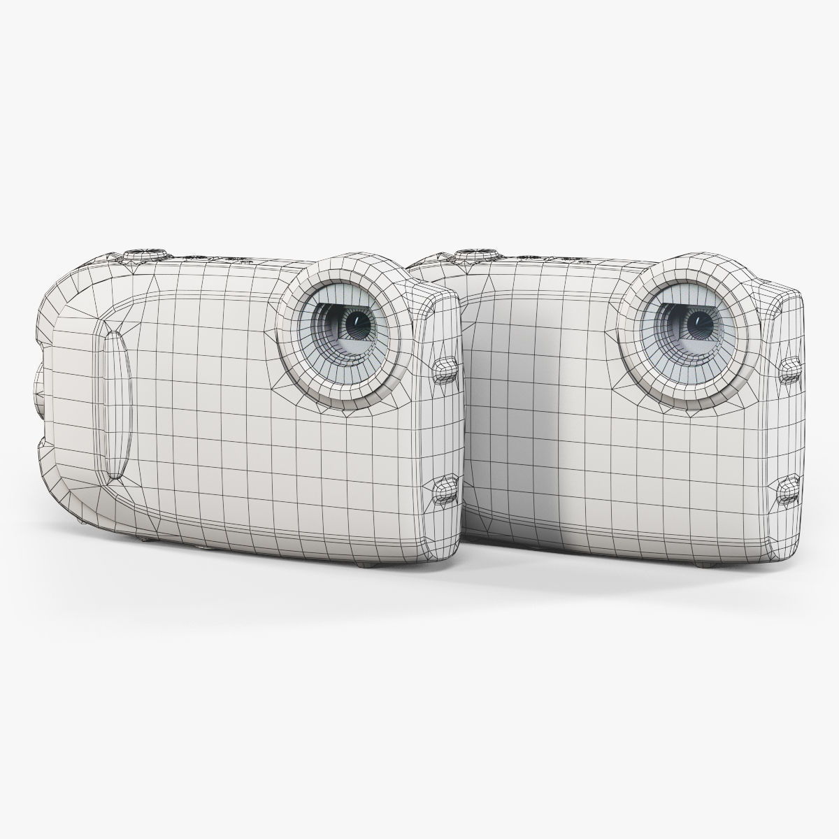 Fujifilm FinePix XP70 rugged and proof digital camera Low-poly 3D model_19