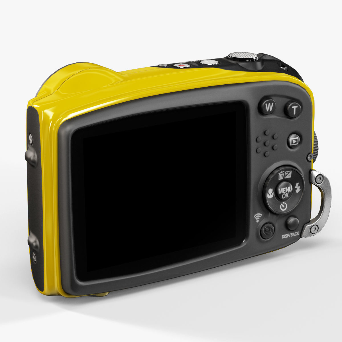 Fujifilm FinePix XP70 rugged and proof digital camera Low-poly 3D model_15