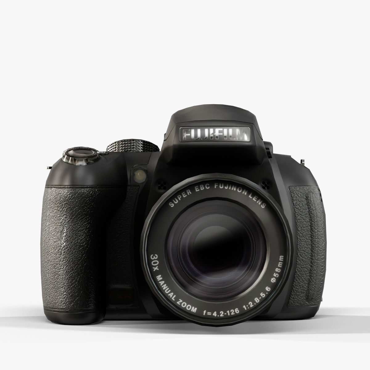 Fujifilm FinePix HS35EXR bridge digital camera Low-poly 3D model_7