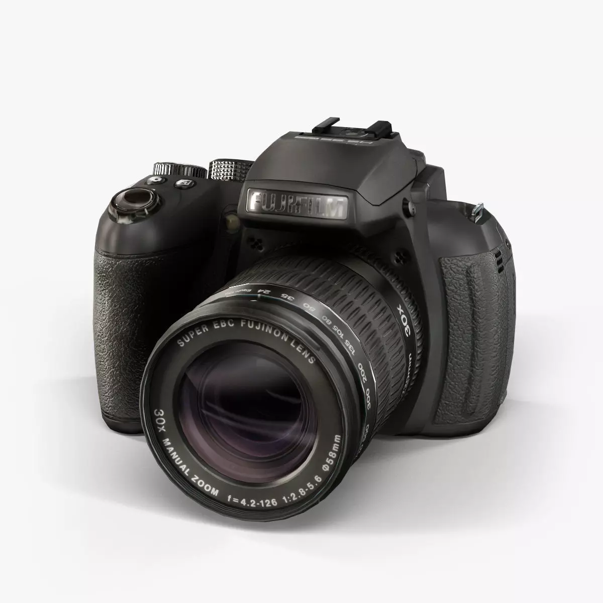 Fujifilm FinePix HS35EXR bridge digital camera Low-poly 3D model_0