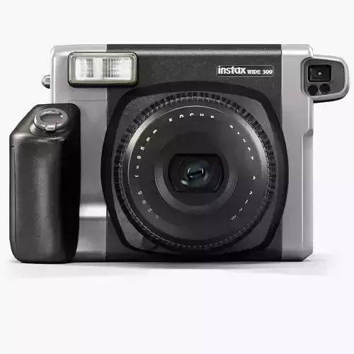 Fujifilm Instax WIDE 300 instant print camera Low-poly 3D model