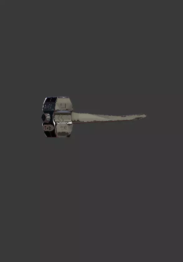 sledgehammer star wars weapon Low-poly 3D model