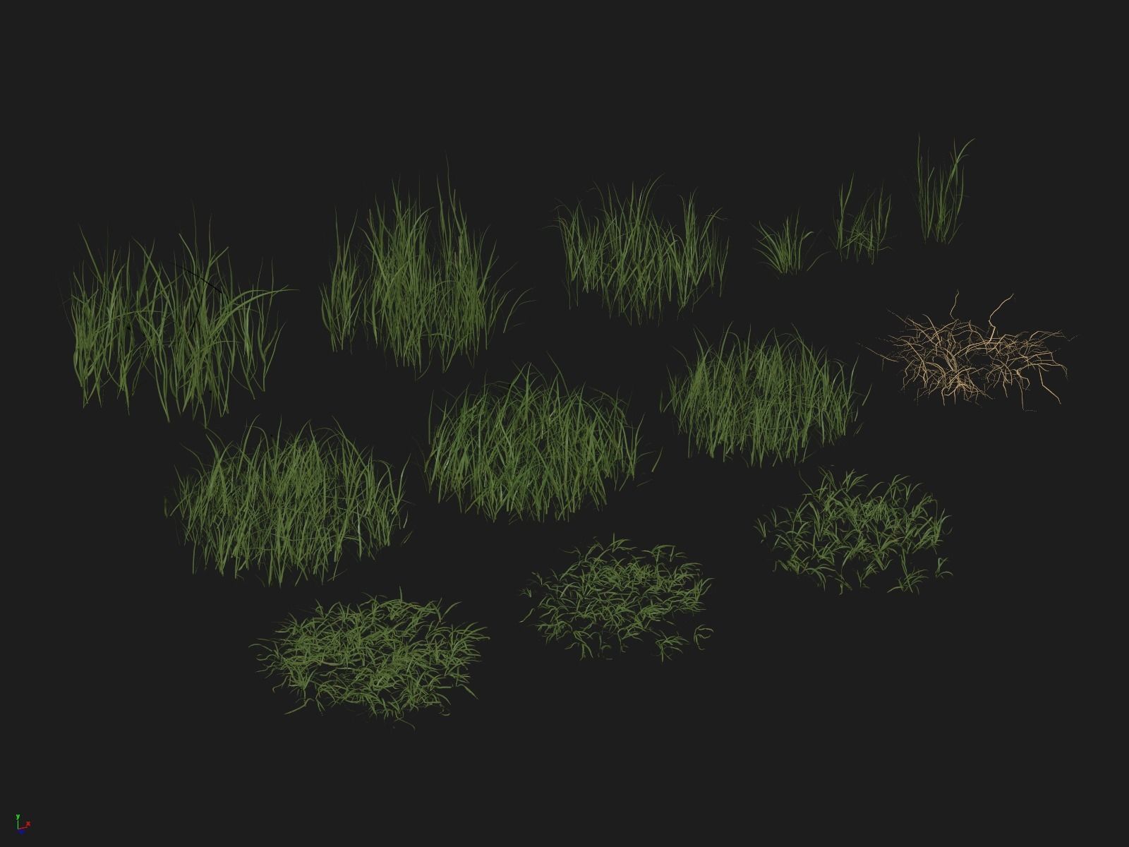 Wildflower Meadow 34-Piece Bundle 3D model_3