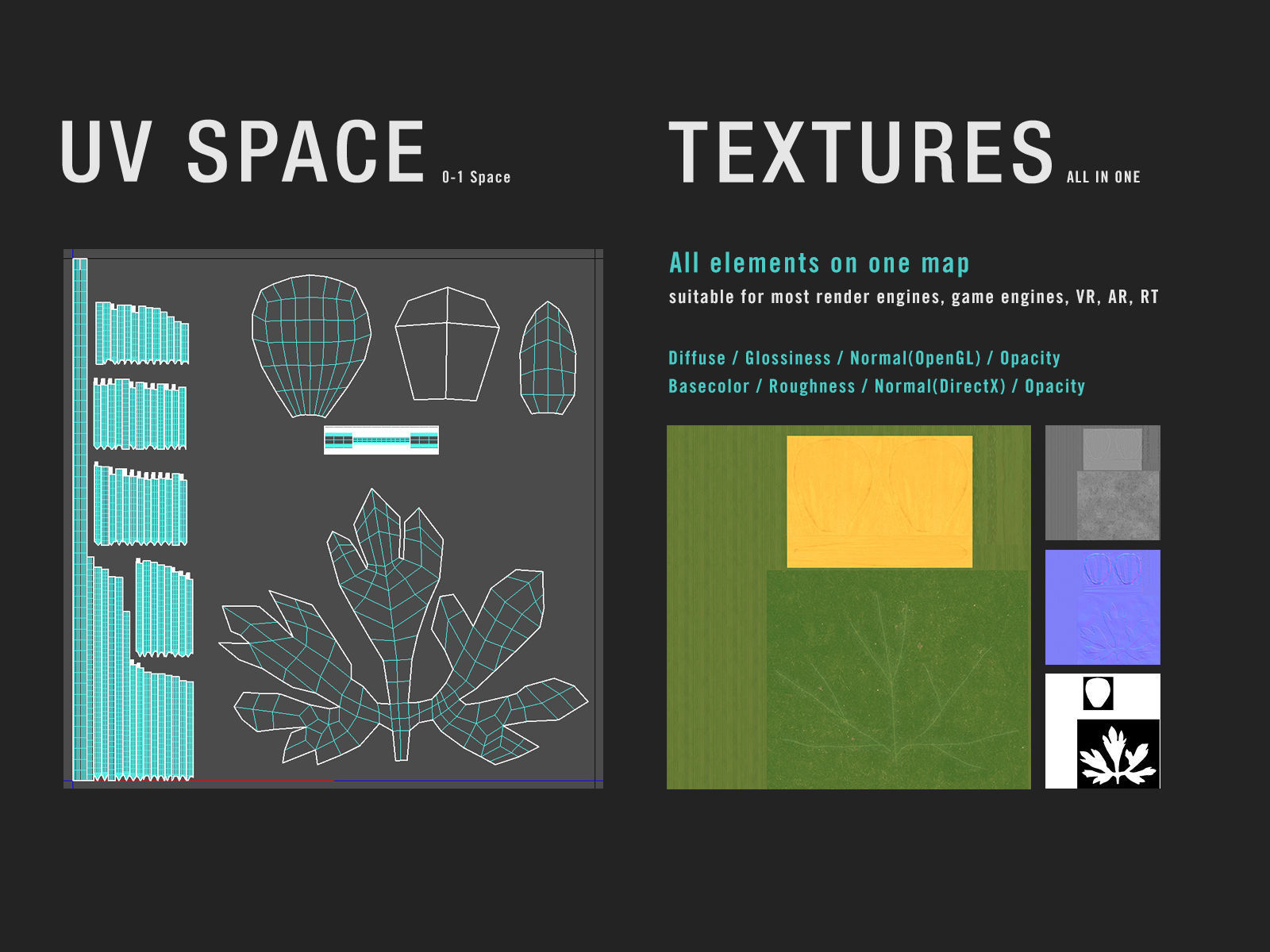 Wildflower Meadow 34-Piece Bundle 3D model_28