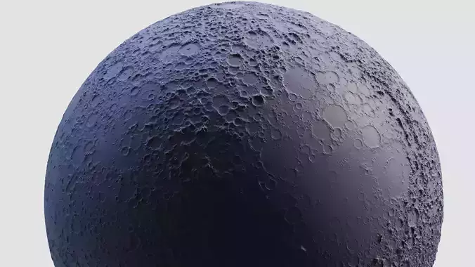 Printable moon - two insertable parts 3D print model