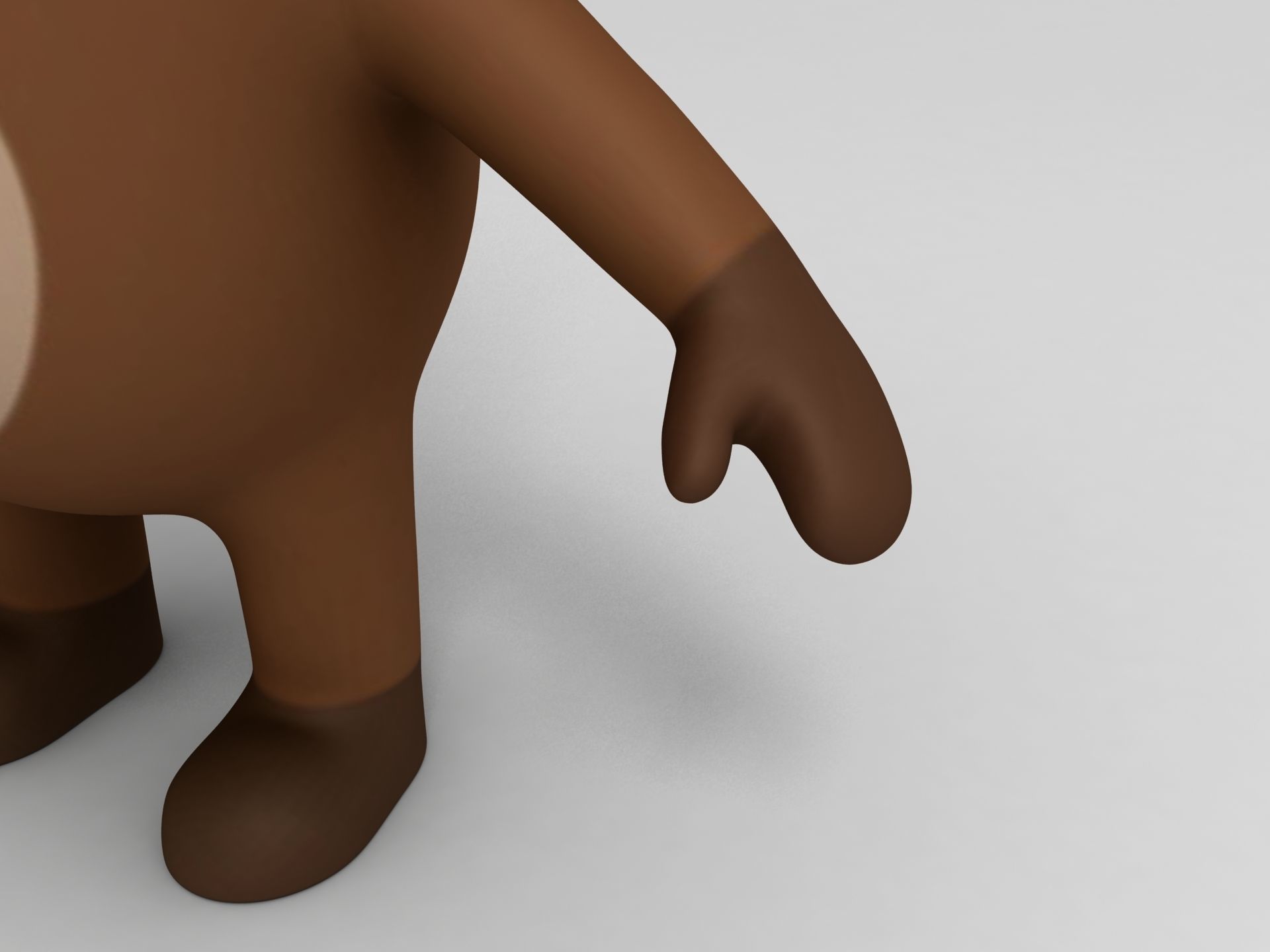 Cartoon Reindeer 3D model_7