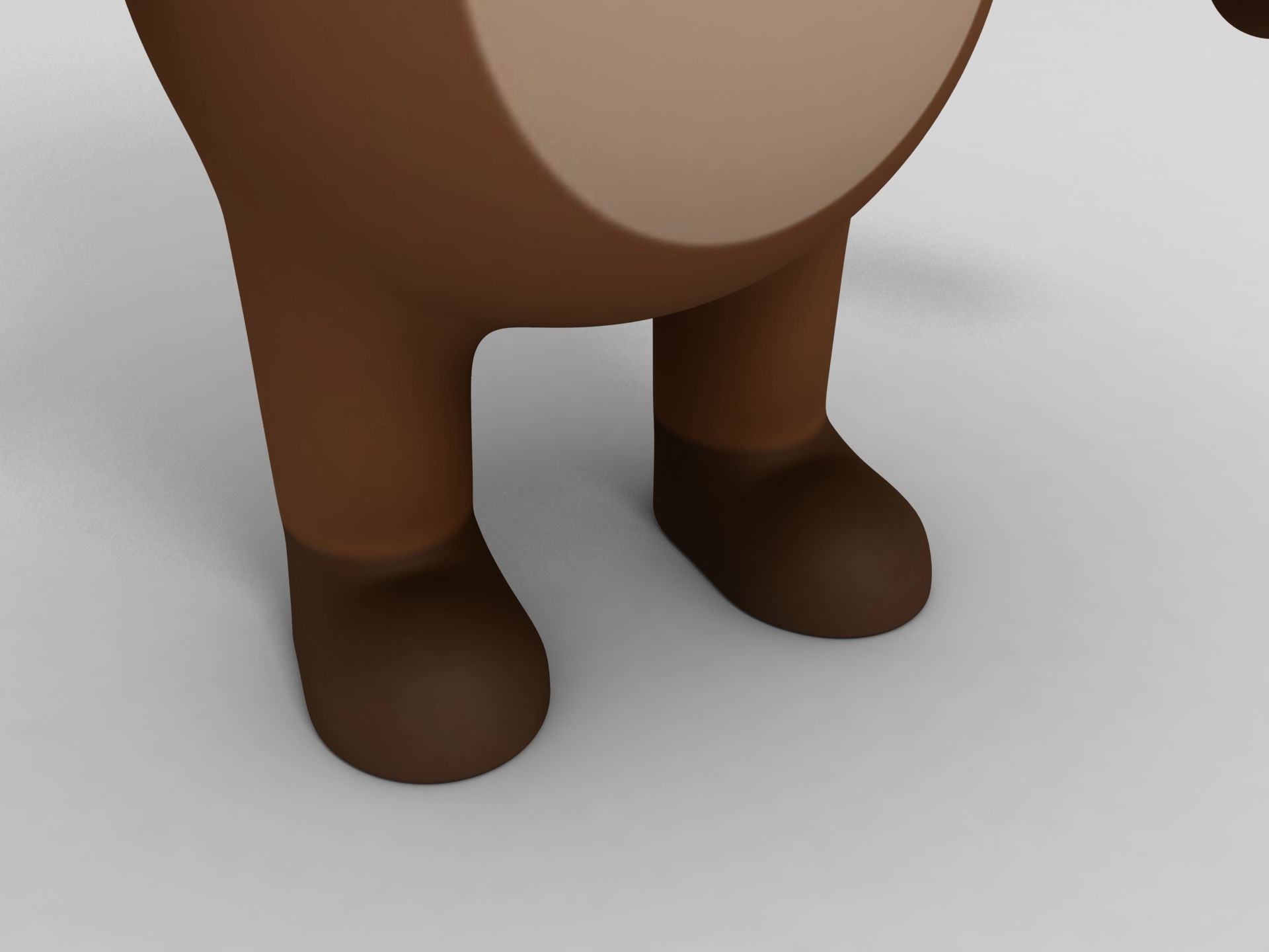 Cartoon Reindeer 3D model_8