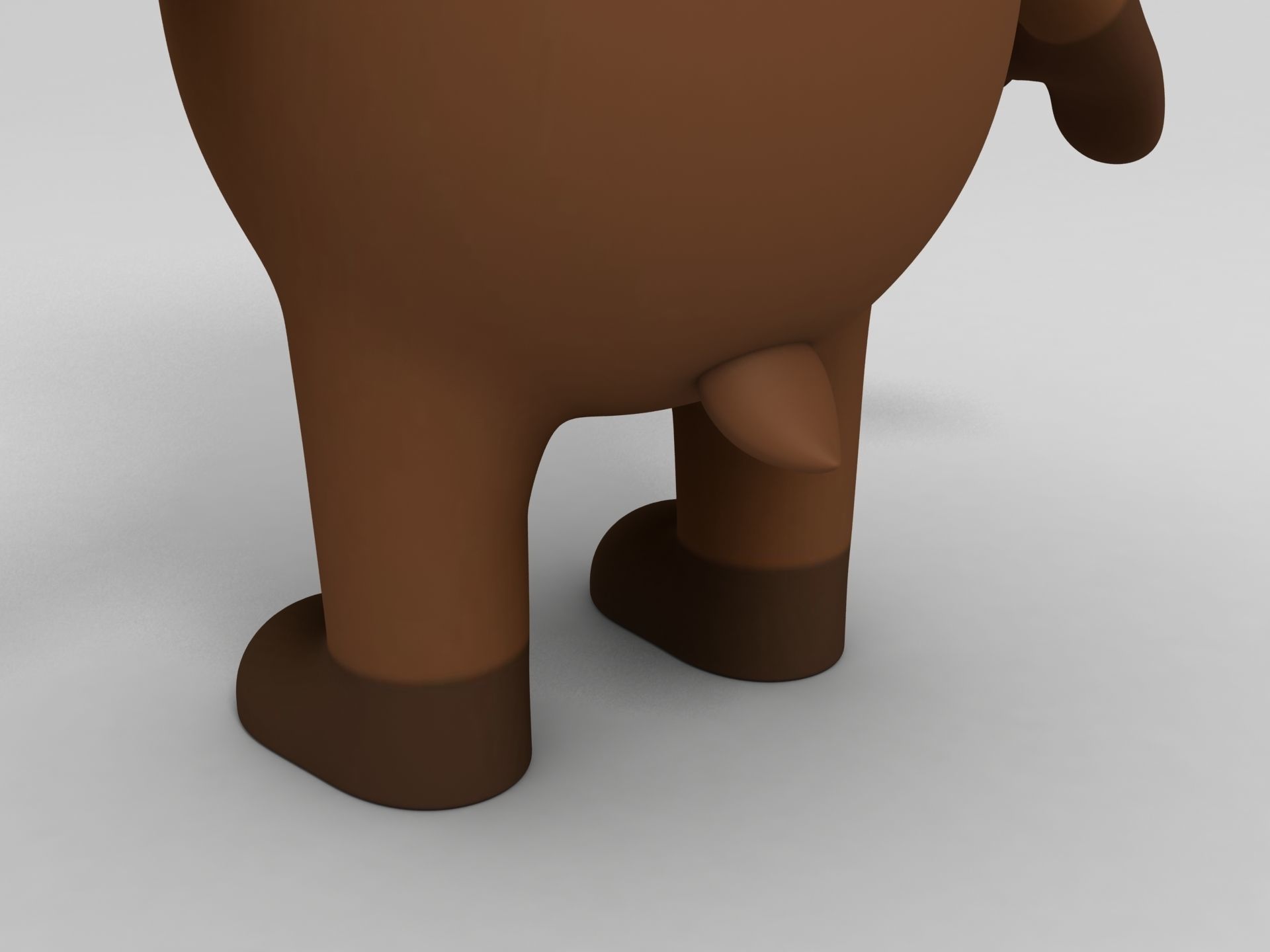 Cartoon Reindeer 3D model_9