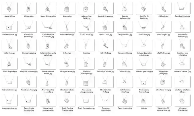 BULK-3DM-WithOut Gems-PENDANT 60 Files