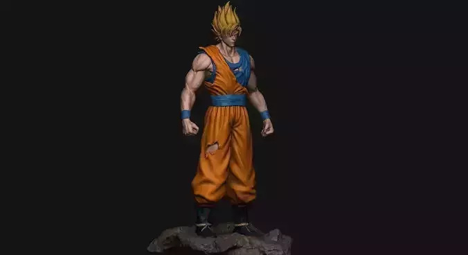 GOKU super saiyan v2 - dragonball super 