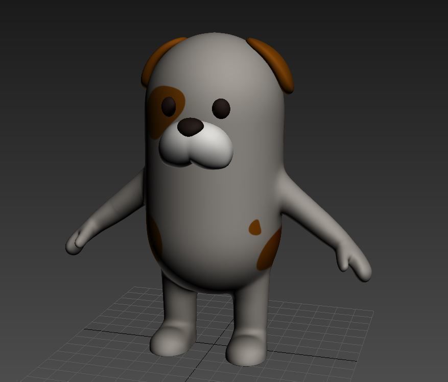 Cartoon Dog 3D model_10