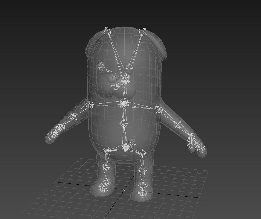 Rigged Cartoon Dog 3D model_20