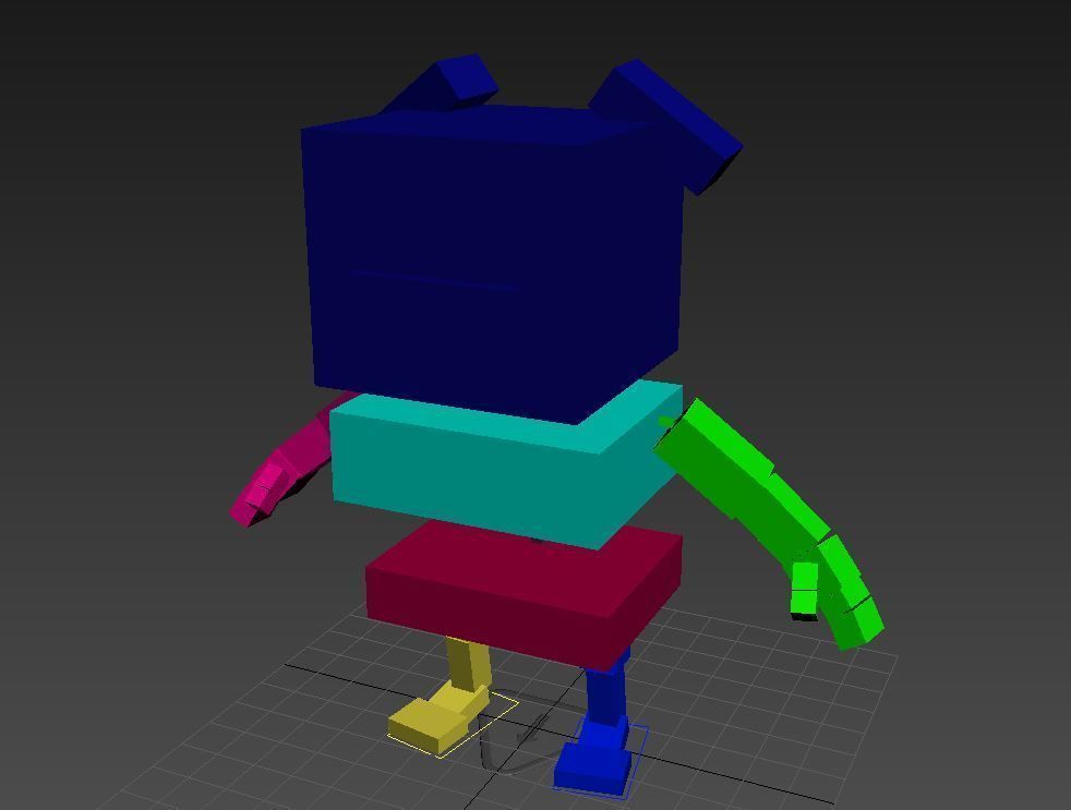 Rigged Cartoon Dog 3D model_18