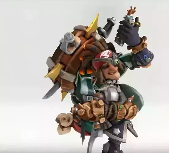 Junkrat Detonator Overwatch 3D print model