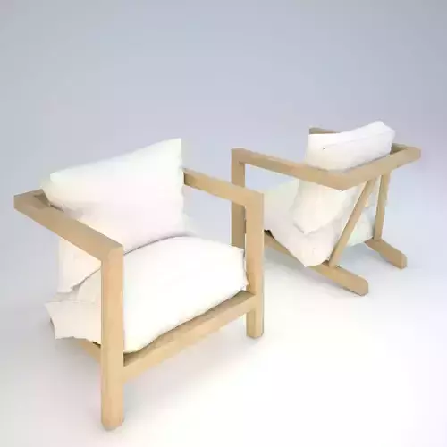 CHAIR DUO 3D model
