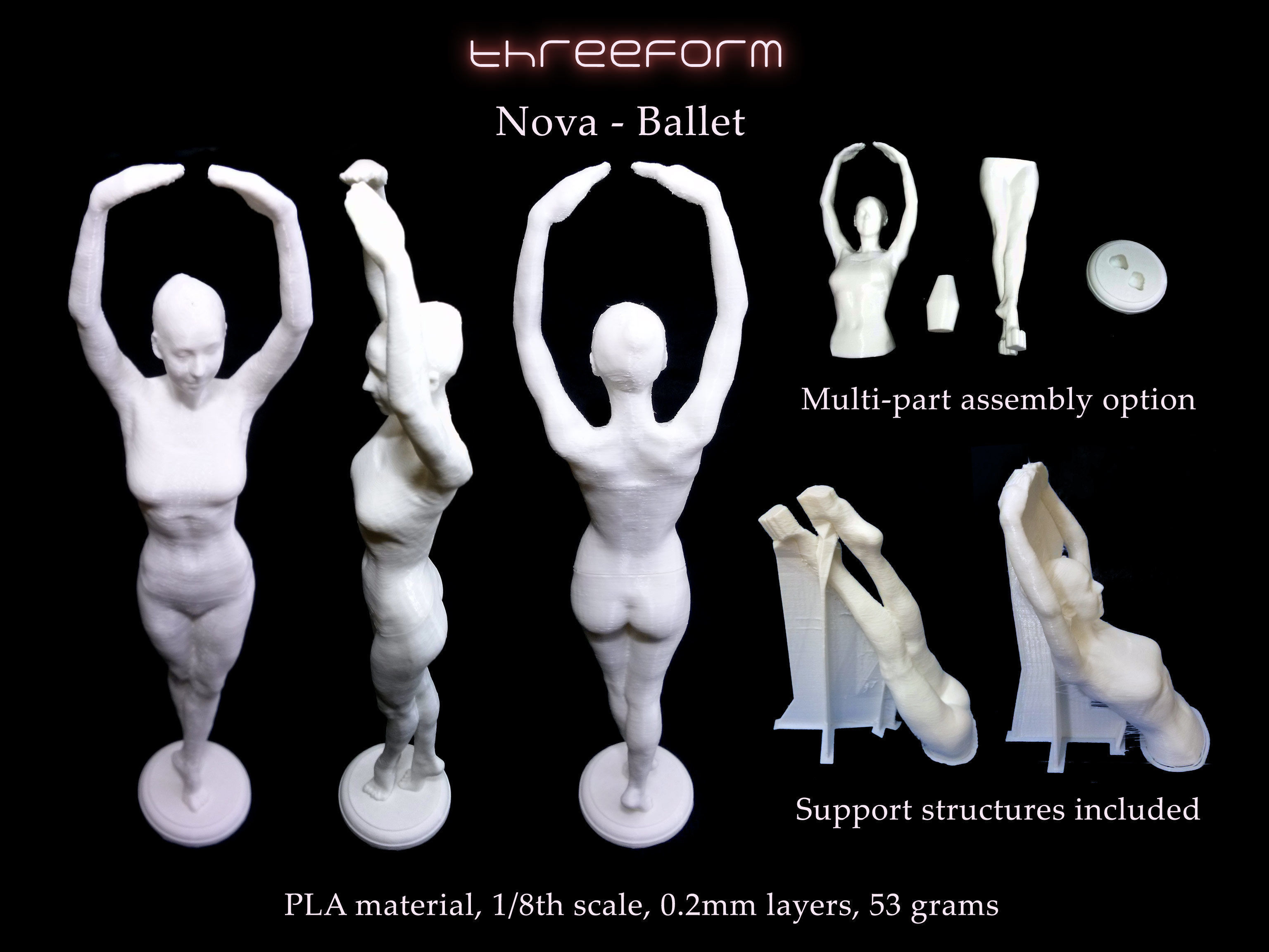 Nova - Ballet pose 3D print model_1