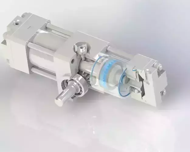 Pneumatic system Free 3D model