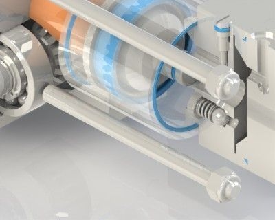 Pneumatic system Free 3D model_2