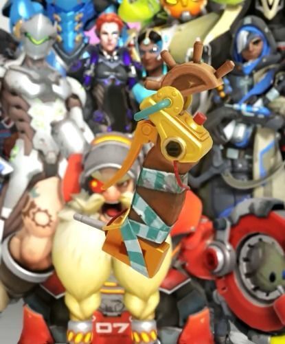 Bucanner Junkrat Detonator Overwatch 3D print model_1