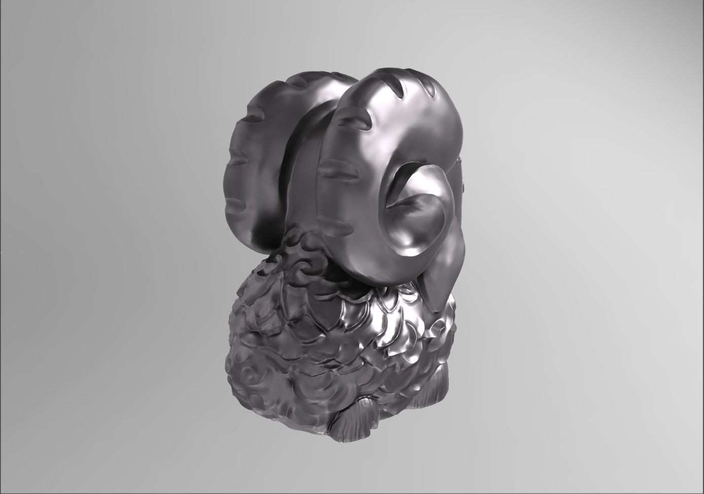 baa-lamb jewelry 3D print model_2