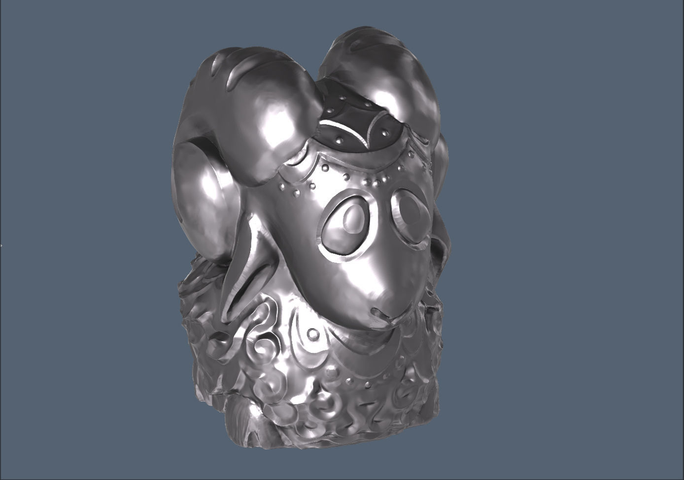 baa-lamb jewelry 3D print model_4