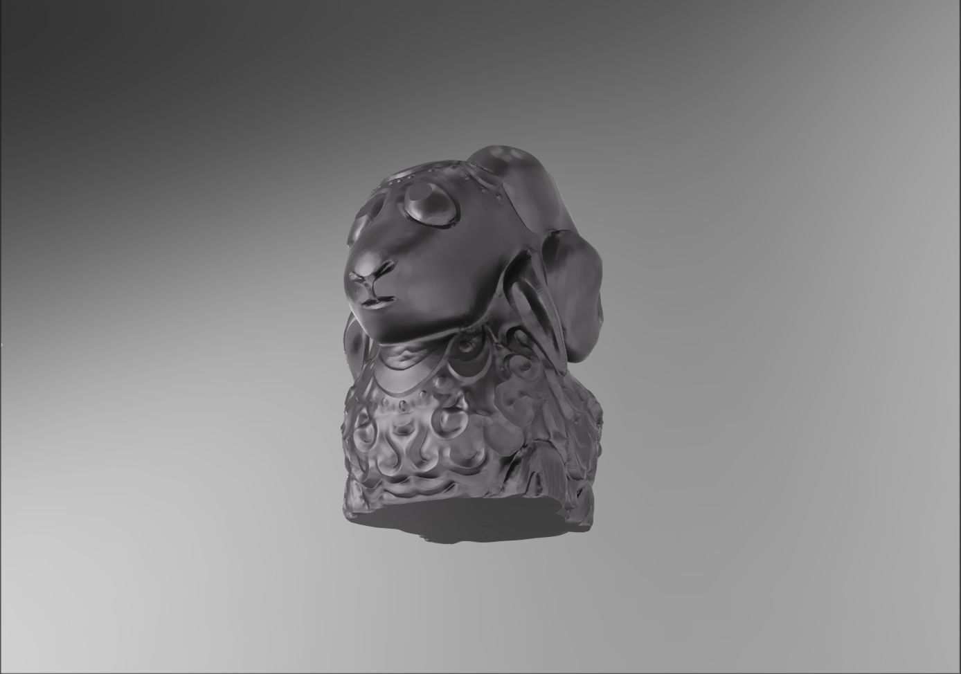 baa-lamb jewelry 3D print model_5