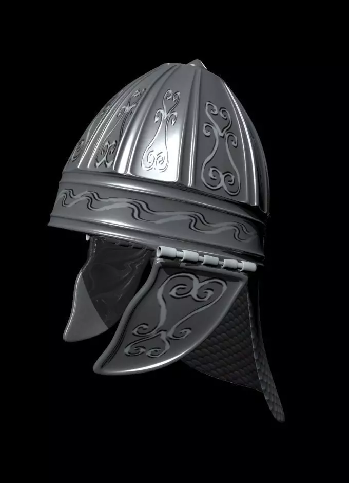 Dacian Helmet 3 3D model_0