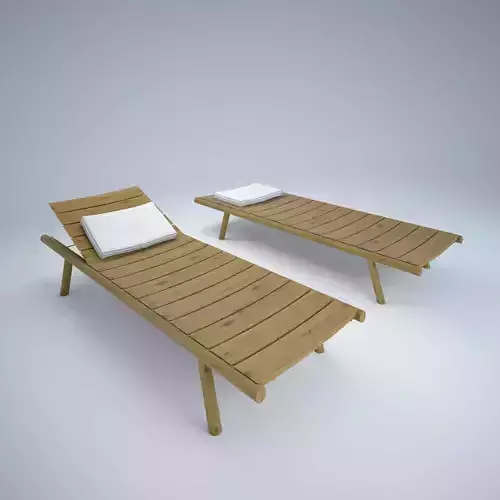 SUN CHAIR RODA 3D model