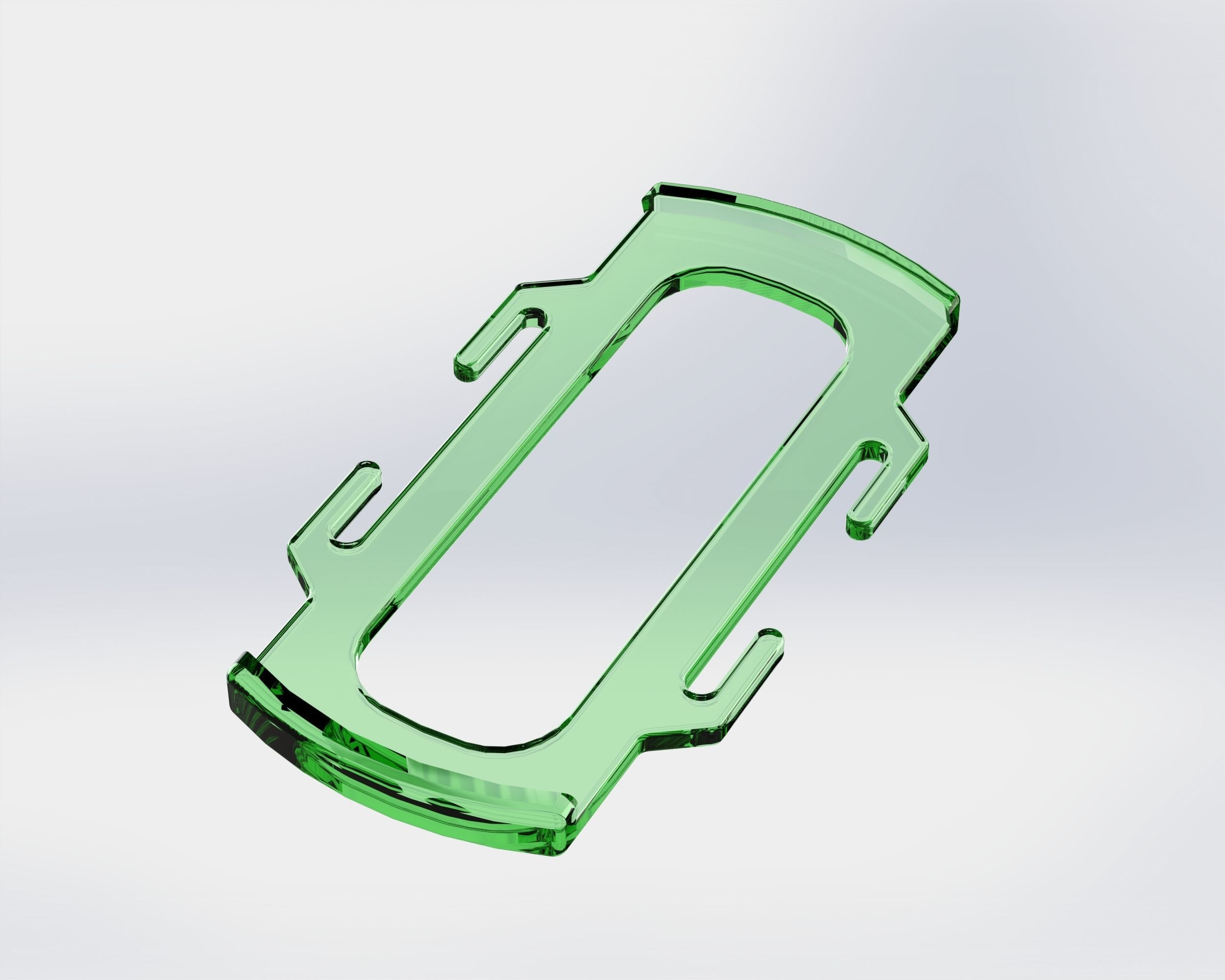 MOLLE lens cap holder  58mm 3D print model_7