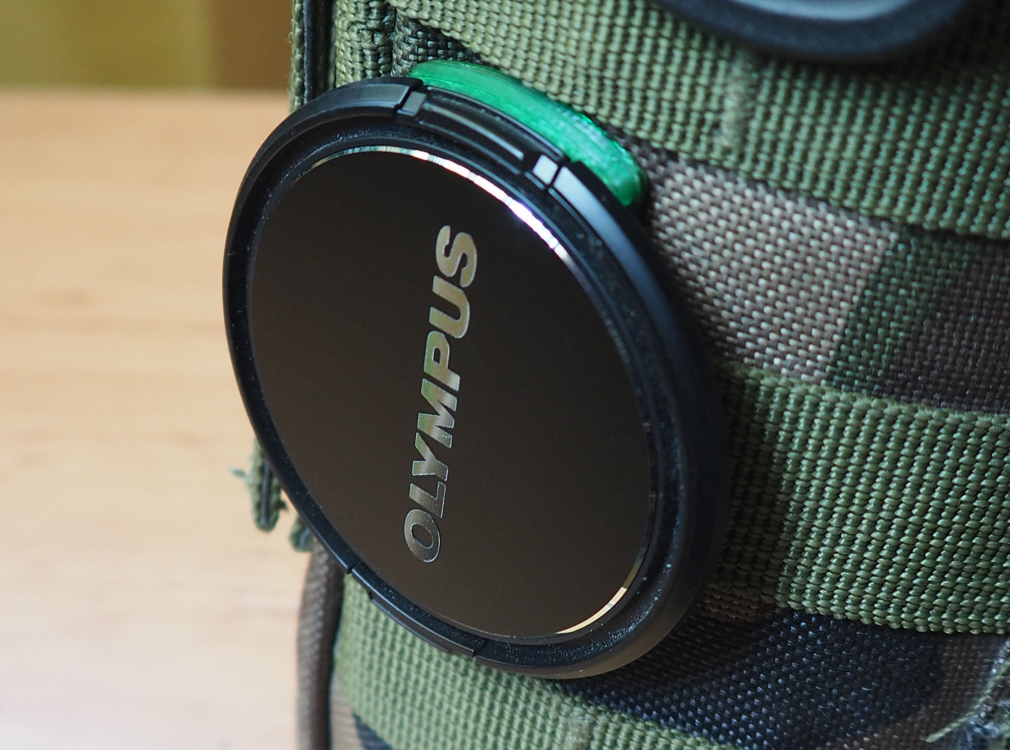 MOLLE lens cap holder  58mm 3D print model_4