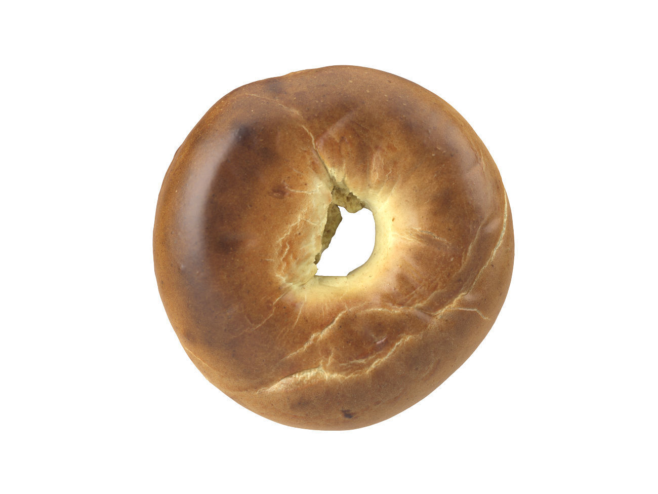 Photorealistic Bagel 3D Scan 3D model_6