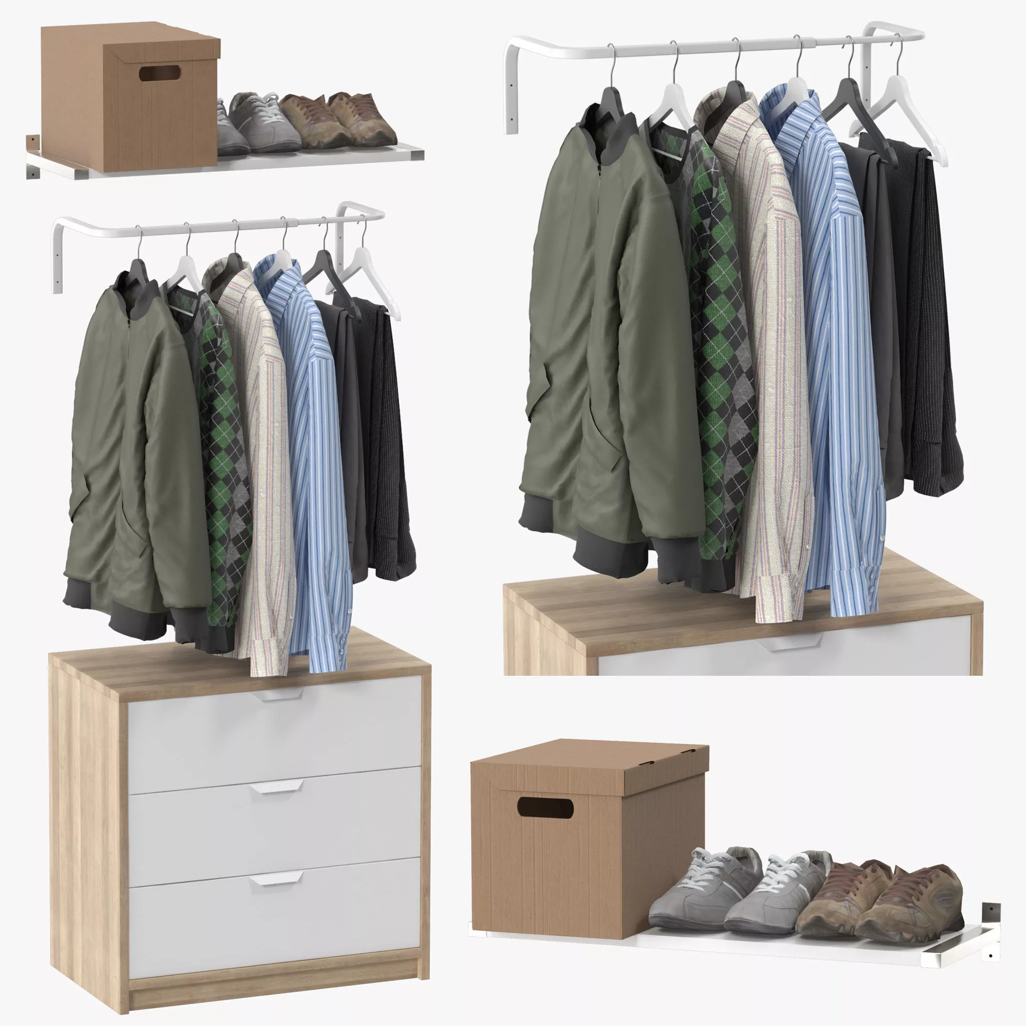Clothes 01 3D model