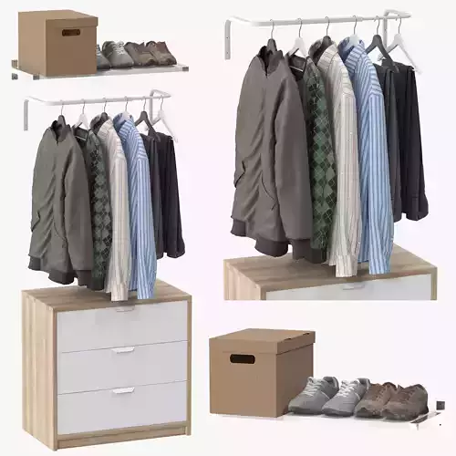 Clothes 01 3D model