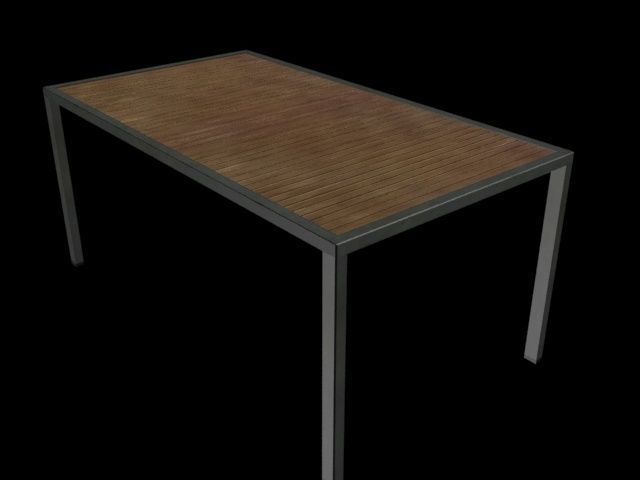 Seating and Table Bundle - 19 Models Low-poly 3D model_7