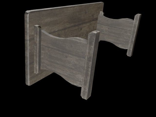 Seating and Table Bundle - 19 Models Low-poly 3D model_22