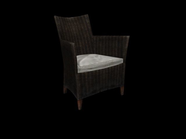 Seating and Table Bundle - 19 Models Low-poly 3D model_27