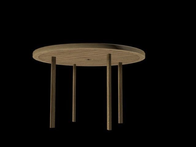 Seating and Table Bundle - 19 Models Low-poly 3D model_11