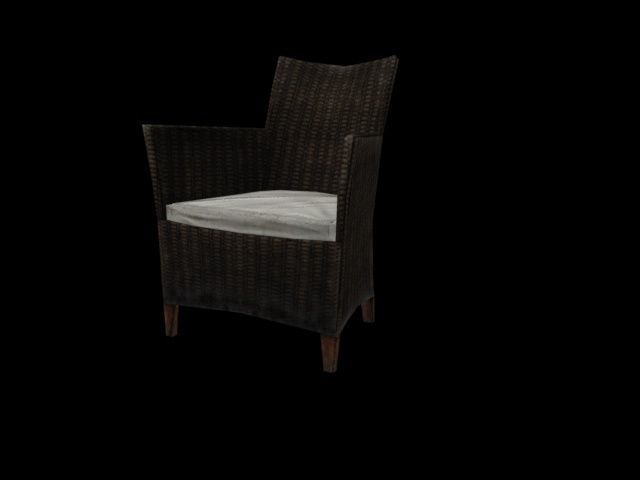 Seating and Table Bundle - 19 Models Low-poly 3D model_26